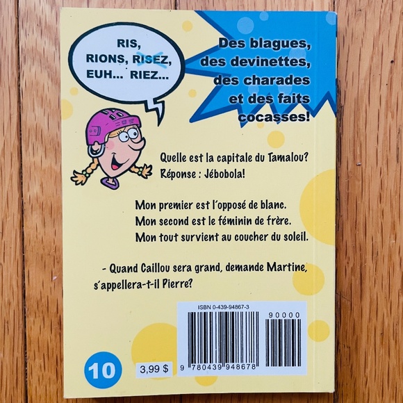 4/$30, 3 French Children’s Fun Books *BUNDLE DEAL - Picture 6 of 8